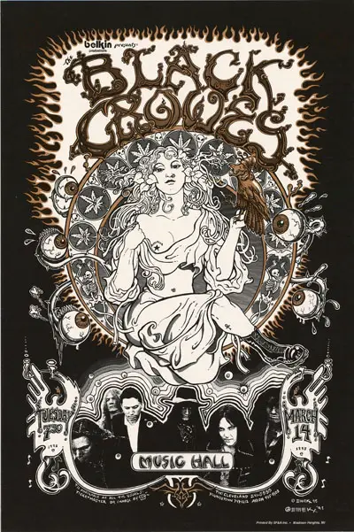 a poster for a concert during the AMORICA TOUR