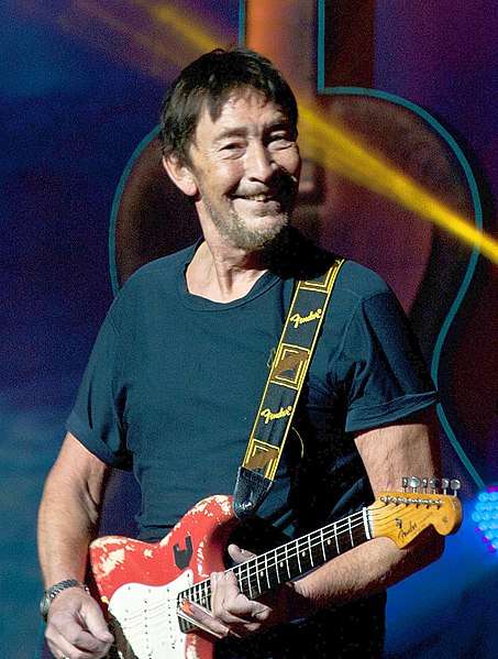 Chris Rea With A Worn Stratocaster