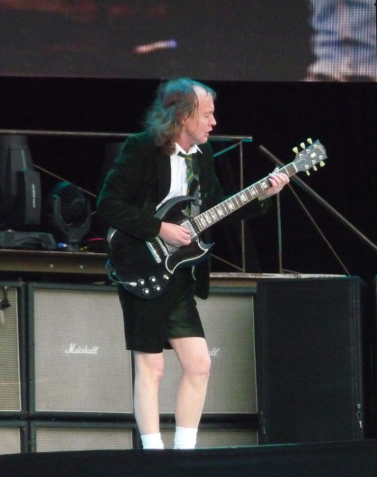 Timeless Mastery: The Legendary Guitar Style of Angus Young