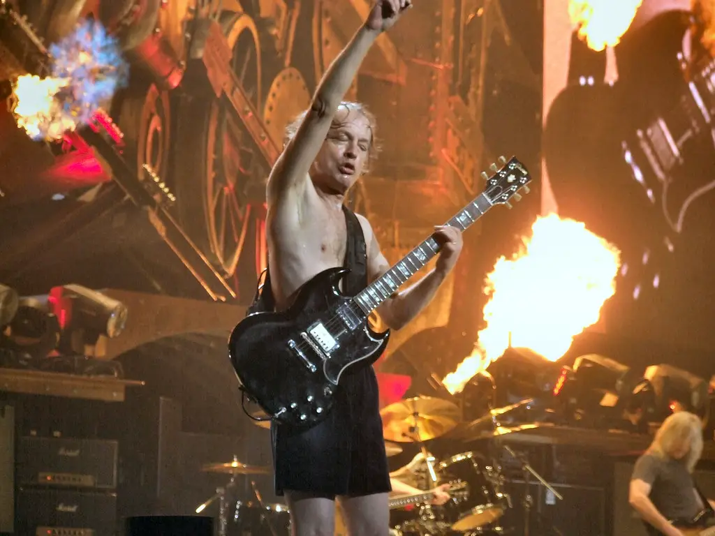 Angus Young Fire