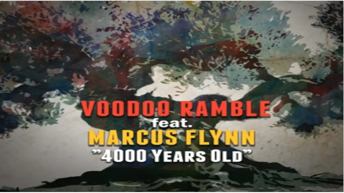 4000 years voodoo ramble a colorful painting of a man