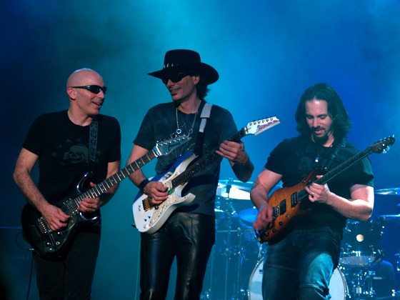 Joe Satriani , Steve Vai &Amp; John Petrucci At The Regent Theatre , Melbourne , Australia , December 2006.