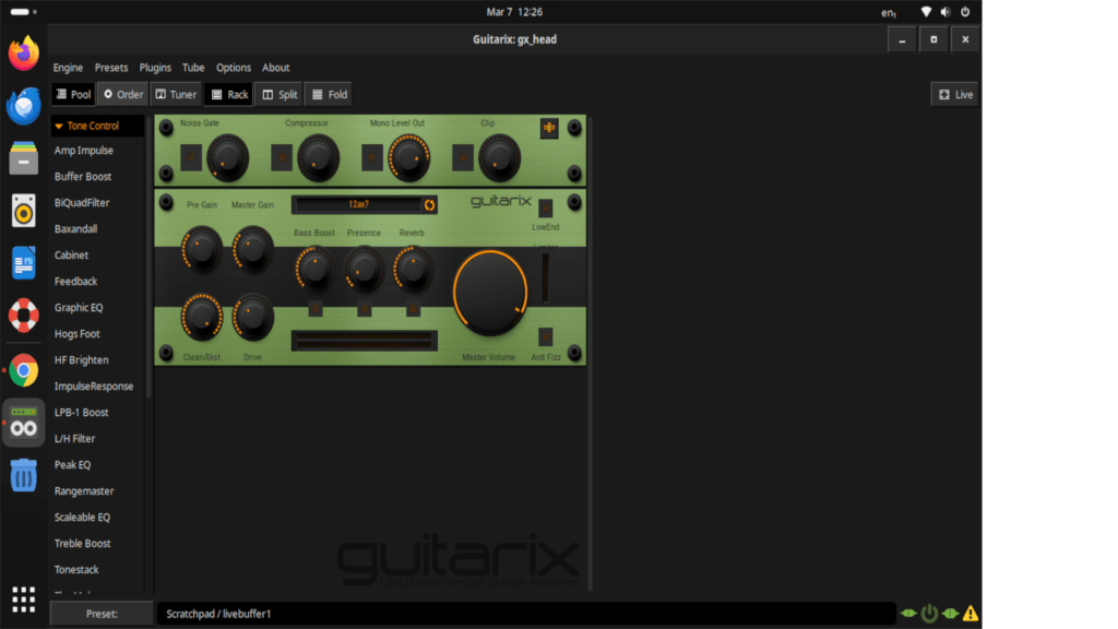 Using Guitarix On Ubuntu