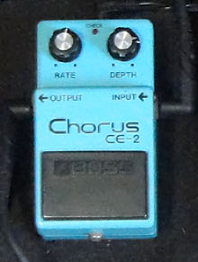 Boss CE-2 a pedal used by Guitarist Jonny Marr