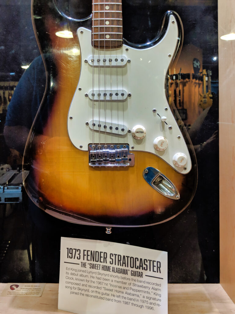 King was the Fender Stratocaster man. The thinner, brighter, and chiming "out-of-phase" tones of his Stratocaster were the secret ingredient in the band’s sound. This distinct voice allowed the three guitar parts to interweave without becoming a muddy mess, giving the Skynyrd sound its incredible texture and clarity.