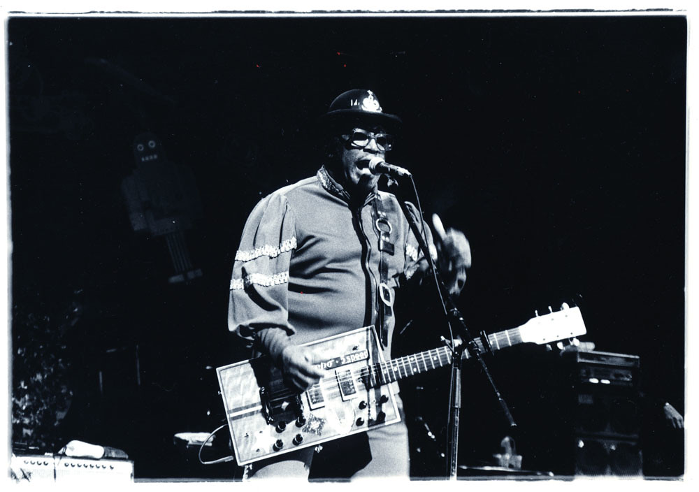 He is the undisputed king of the rectangular, "cigar box" style guitar, and his long association with Gretsch