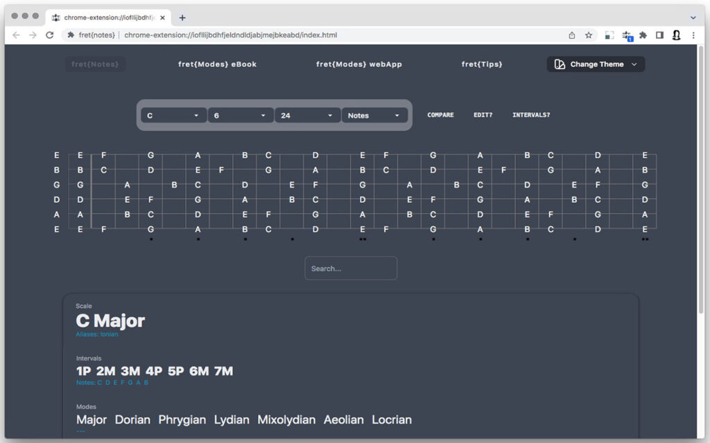 Master the Fretboard in Your Browser: Fret{notes}