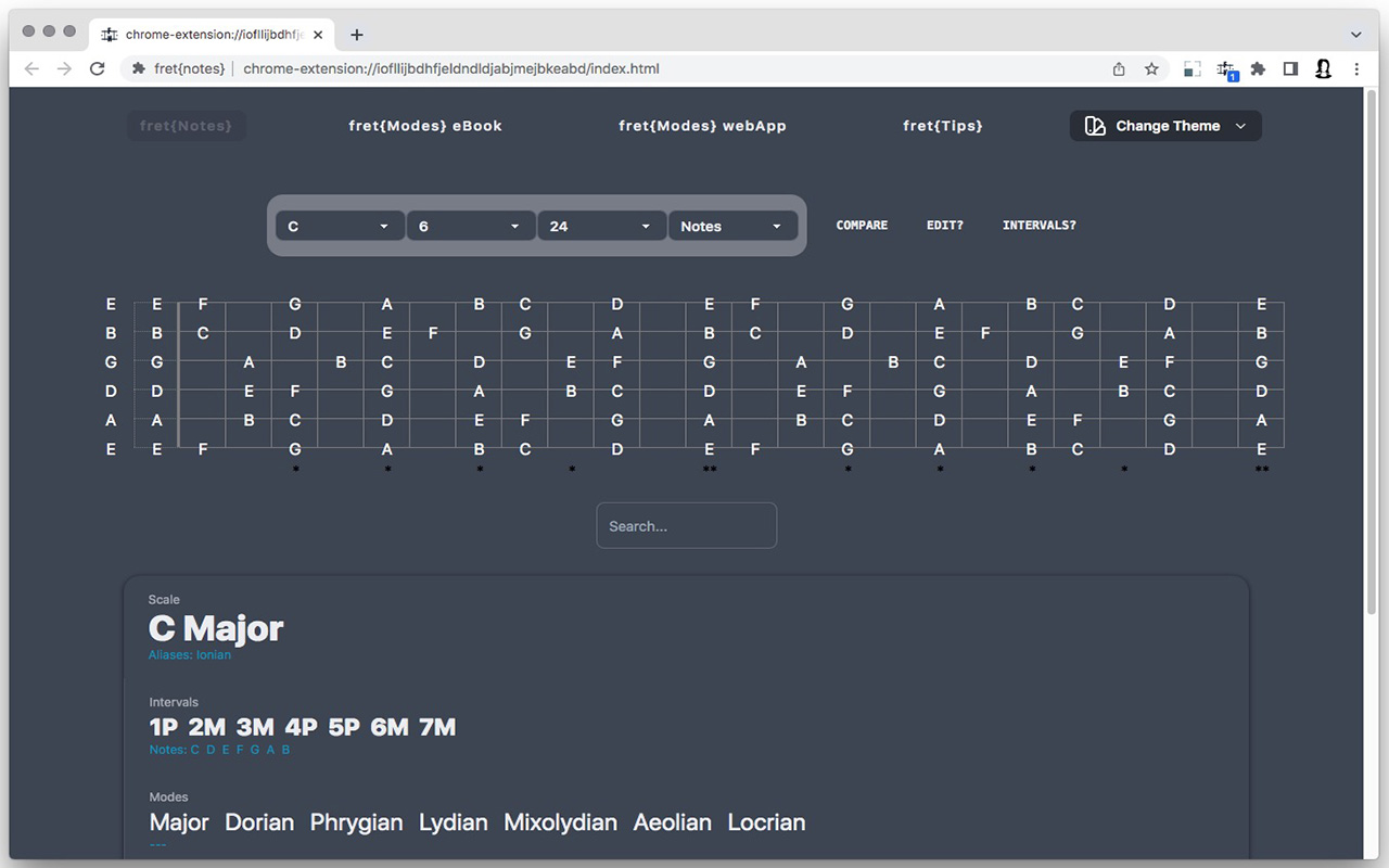 Master the Fretboard in Your Browser: Fret{notes}